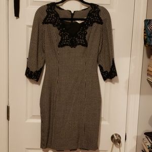 Houndstooth dress